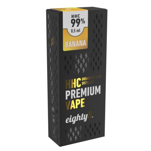 Eighty8 premium HHC Vape | 0.5ml, 99% HHC | Banana