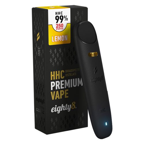 Eighty8 premium HHC Vape | 0.5ml, 99% HHC | Lemon