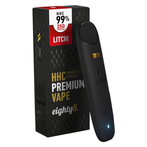 Eighty8 premium HHC Vape | 0.5ml, 99% HHC | Lychee