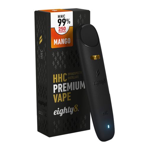 Eighty8 premium HHC Vape | 0.5ml, 99% HHC | Mango