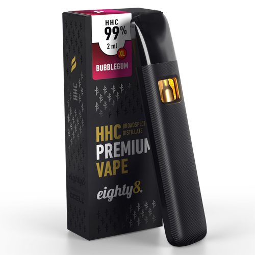 Eighty8 premium HHC Vape | 2 ml, 99% HHC | Bubblegum