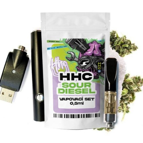 HHC Vape set 0,5ml | Sour Diesel