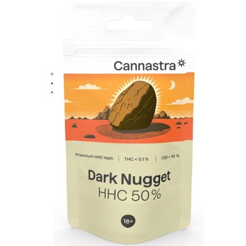 HHC Hash 50% 3g - Dark Nugget - Cannastra