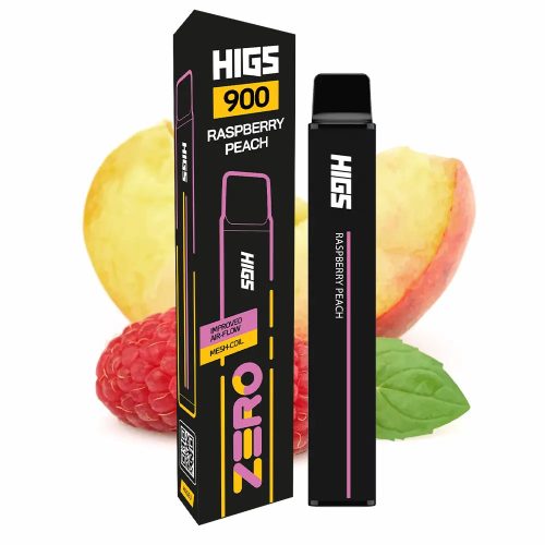  Higs XL ZERO 900 premium vape Raspberry Peach | 900 pufuri - 2 ml | Fara Nicotina