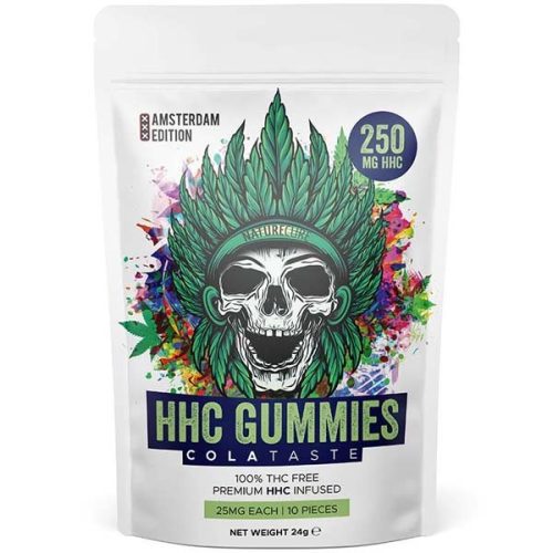 HHC gumicukor 10db 25mg - 250mg Nature Cure Amsterdam Edition gummies