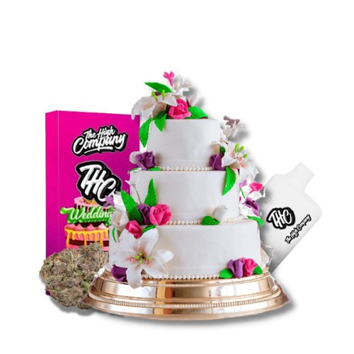The High Company Disposable Vape - Weddingcake -  High quality HHC | 1000mg - 2ml  | 600 - 800 puffs
