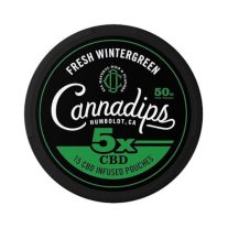   Cannadips CBD tasak | Fresh Wintergreen 5X | 50mg CBD / tasak