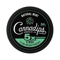 Cannadips CBD tasak | Natural Mint 5X | 50mg CBD / tasak