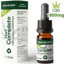 MEDIHEMP 18% COMPLETE CBD Olaj - 10ml | 1800mg CBD