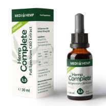 MEDIHEMP 2,5% COMPLETE CBD Olaj - 30ml | 750mg CBD